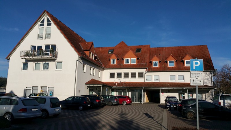 Ärztehaus Gewerbestandort Ilmenau Unterpörlitz Parkplatz